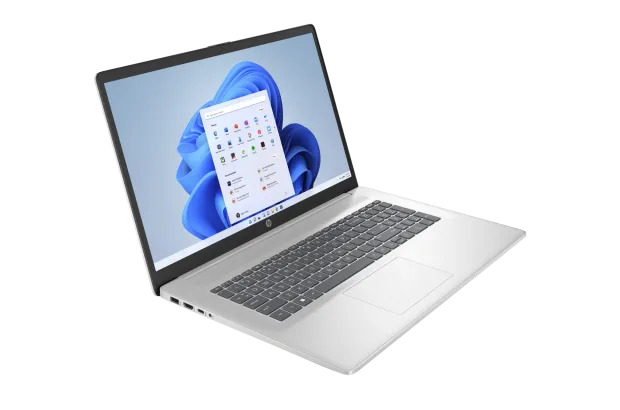 Zestaw Laptop HP 17-cn4033cl / 9S1M6UA / Core 5 120U / 32GB / SSD 1TB / Intel Graphics / FullHD / Win 11 / Srebrny