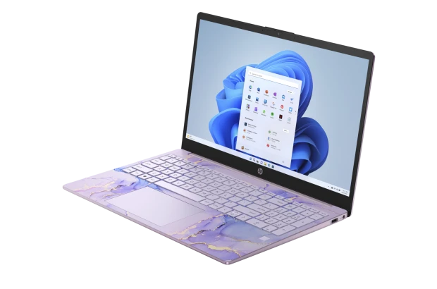 Laptop do pracy HP 15-fd0609ds / 8L1J7UA / Intel i5-13 / 8GB / SSD 1TB / Intel Xe / HD / Dotyk / Win 11 / Fioletowy