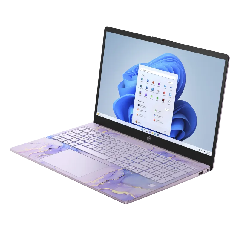 Laptop do pracy HP 15-fd0609ds / 8L1J7UA / Intel i5-13 / 32GB / SSD 2TB / Intel Xe / HD / Dotyk / Win 11 / Fioletowy