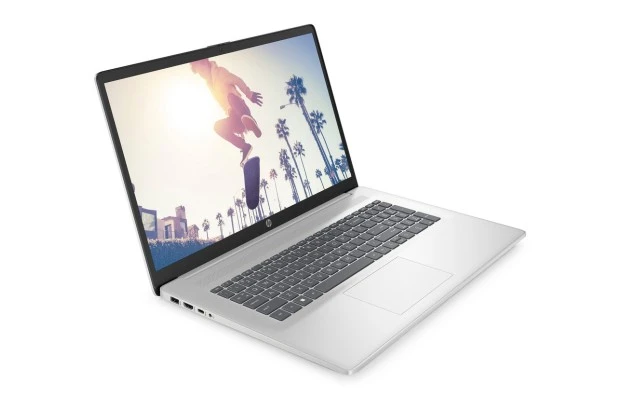 Laptop HP 17-cn3097nr / 7X329UA / Intel i7-13 / 32GB / SSD 512GB + HDD 1TB / Intel Xe / FullHD / Win 11 Pro / Srebrny