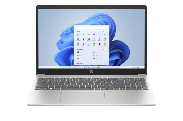 Laptop do pracy HP 15-fd0051ne / 9D196EA / Intel i5-13 / 16GB / SSD 1TB / NVIDIA MX570 / FullHD / Win 11 / Srebrny