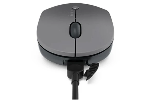 Mysz bezprzewodowa Lenovo Go - Szara (GY51C21211)