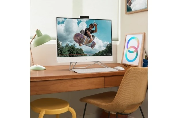 All in One HP 27-cb1010nh / 6M840EA / Intel i7-12 / 16GB / SSD 1TB / Intel Xe / FullHD / FreeDos / Biały