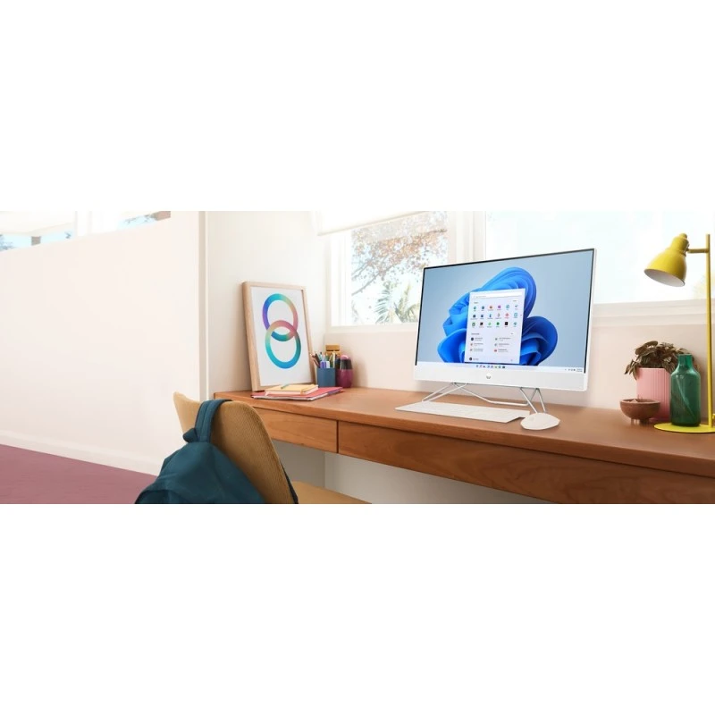 All in One HP 27-cb1010nh / 6M840EA / Intel i7-12 / 16GB / SSD 1TB / Intel Xe / FullHD / FreeDos / Biały