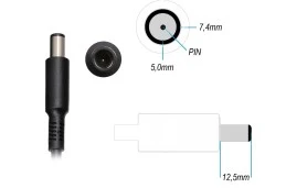 Zasilacz HP 90W 19,5V 4,62A 4,5x3,0mm + ADAPTER 7,4x5,0mm (H6Y90AA)