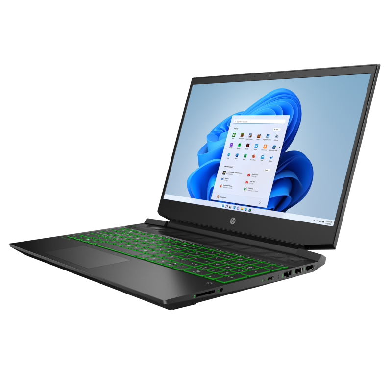 Laptop HP Pavilion Gaming 15-ec2470nw / 595S1EA / AMD Ryzen 5 / 8GB / SSD 512GB / NVIDIA GTX 1650 / FullHD / Win 11 / Czarny