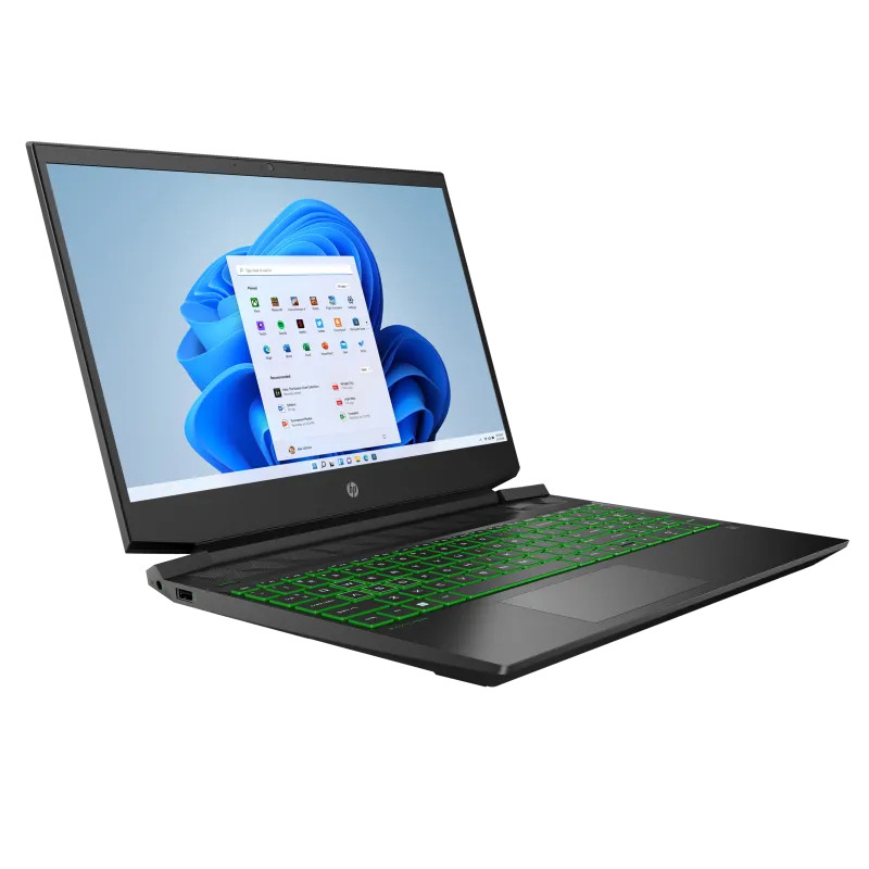 Laptop HP Pavilion Gaming 15-ec2470nw / 595S1EA / AMD Ryzen 5 / 8GB / SSD 512GB / NVIDIA GTX 1650 / FullHD / Win 11 / Czarny