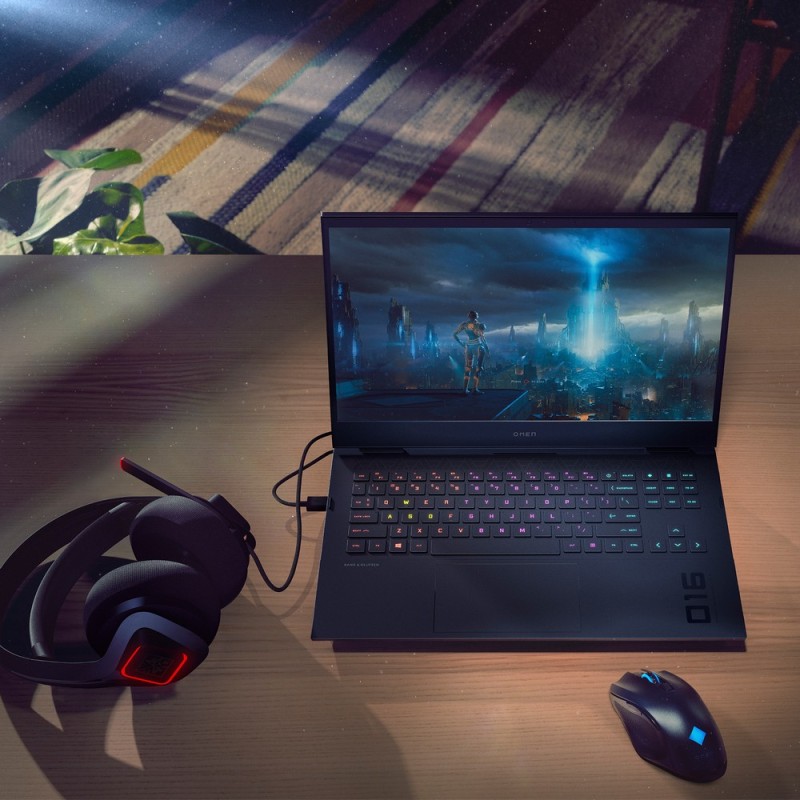 Laptop HP Omen 16-b0020nw / 67F20EA / Intel i5 / 16GB / SSD 512GB / Nvidia RTX 3050 / FullHD / 144Hz / Win 11 / Czarny