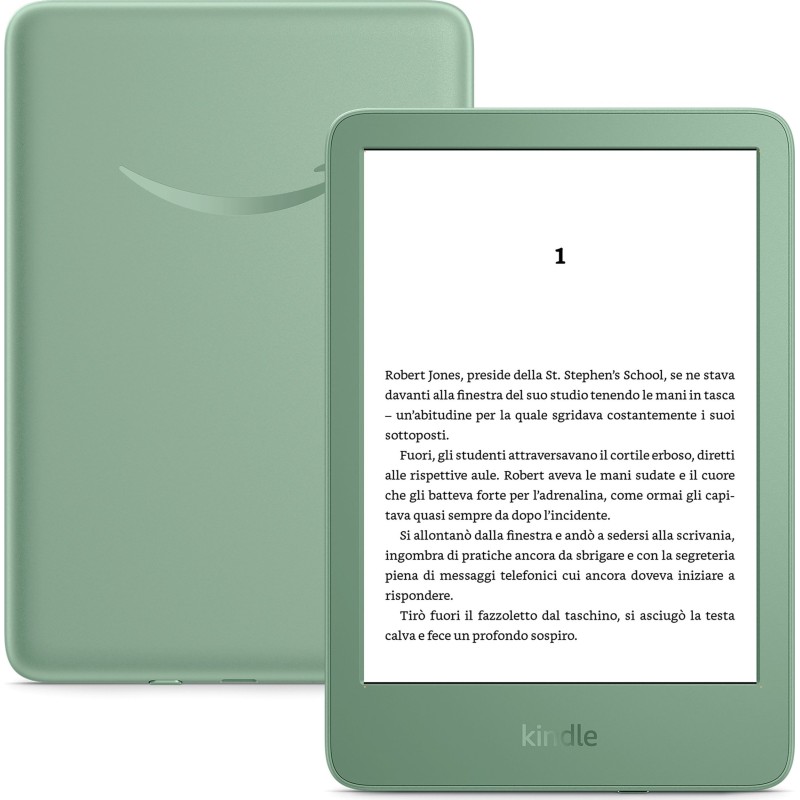 Rewelacyjny Czytnik Amazon Kindle 11 (2024) 16GB 6" Zielony  (5078220EG701213)