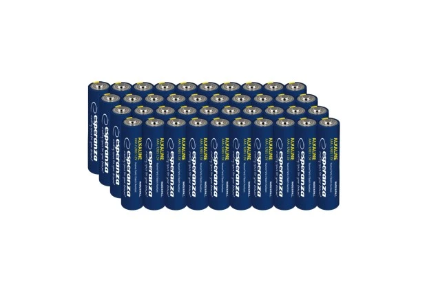 Najwyższej jakości baterie alkaliczne Esperanza 10szt typu AAA R3/LR3/LR03 (EZB115)