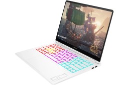 Laptop OMEN Transcend HP 14-fb0097nw / A58SPEA / Intel Ultra 7 / 16GB / SSD 1TB / RTX 4060 / 2.8K OLED 120Hz / FreeDos / Biały