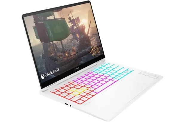 Laptop OMEN Transcend HP 14-fb0054nw / A58SLEA / Intel Ultra 9 / 32GB / SSD 1TB / RTX 4070 / 2.8K OLED 120Hz / FreeDos / Biały