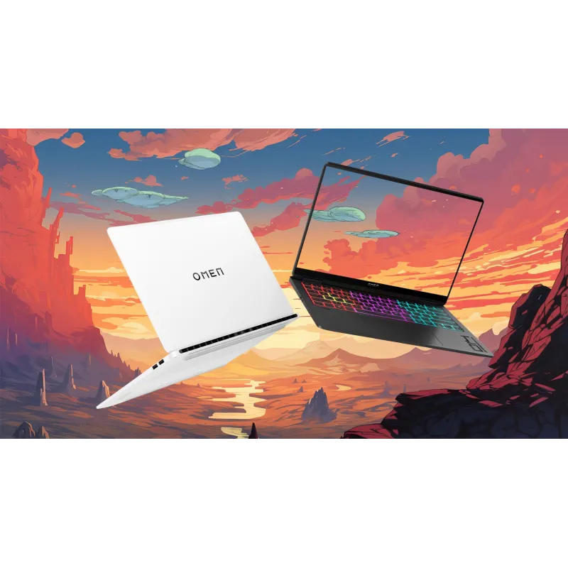 Laptop OMEN Transcend HP 14-fb0024nw / A58SJEA / Intel Ultra 9 / 32GB / SSD 2TB / RTX 4070 / 2.8K OLED 120Hz / Win 11 / Biały