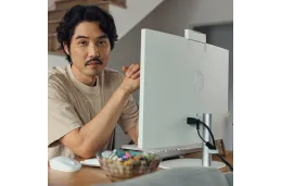 Komputer All in One 24-cr0023na / 8B515EA / AMD Ryzen 5 / 8GB / SSD 512 GB / Radeon / FullHD / Win 11 / Biały