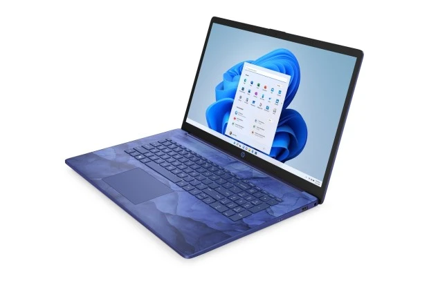 Laptop HP 17-CP2003ds / 7K040UA / AMD Ryzen 3 / 8GB / SSD 256GB / AMD Radeon / HD+ / Dotyk / Win 11 / Niebieski