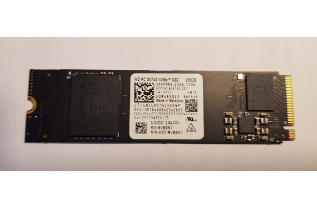 Dysk SSD Western Digital SN740 SDDPNQD-256G-1006 256GB M.2 2280 PCIe (WD SN740 256GB NVME)