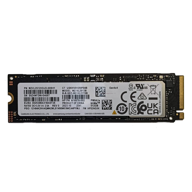 Dysk SSD M.2 Samsung PM9A1a 512GB NVMe Gen4x4