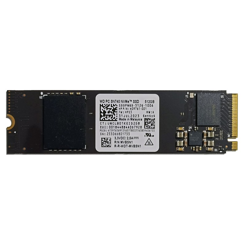 Dysk SSD M.2 2280 WD SN740 512GB NVMe Gen4x4