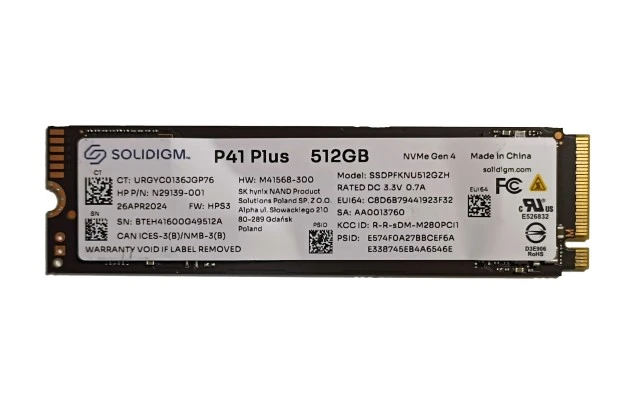 Dysk SSD Solid P41 Plus 512GB M.2 512GB M.2 PCIe (SKhynix)