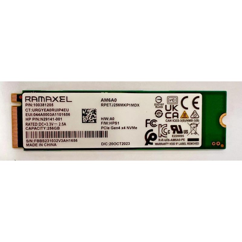 Dysk SSD RAMAXEL 256GB 2280 M.2 PCIe Gen4 x4 NVMe (AM6A0)