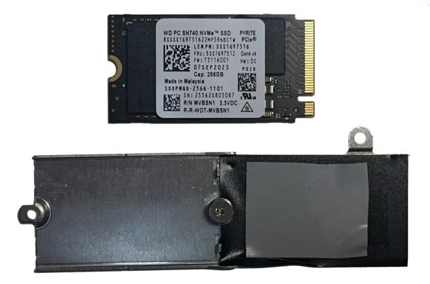 Dysk SSD WD PC SN740 256GB 2242 2280 M.2 PCIe Gen4 x4 NVMe (Lenovo 5SS1G97512)