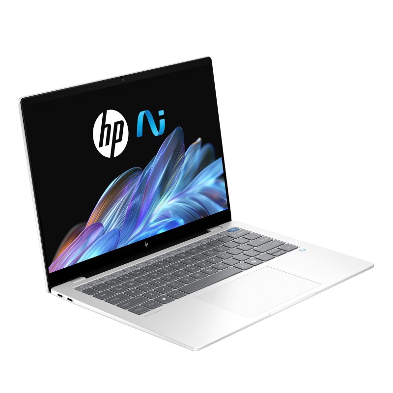 Laptop HP OmniBook X Copilot+ 14-FE1003 / A9FF7UA / Snapdragon X1P-42-100 / 16GB / SSD 512GB / 2,2k / Dotyk / Win 11 / Srebrny