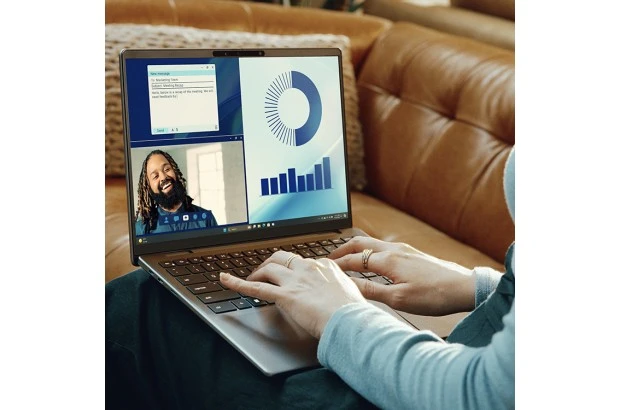 Laptop DELL Latitude 7455 Copilot+ / DV9KG / Snapdragon X1P / 16GB / SSD 512GB / QHD+ / Dotyk / Win 11 / Szary