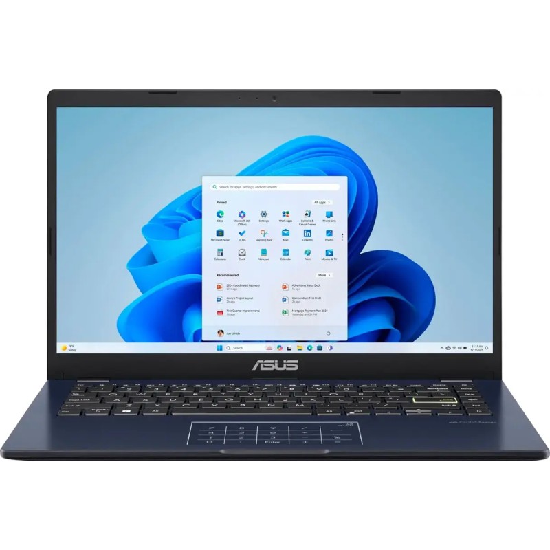 Laptop Asus E410KA-PM464 / Office 365 1rok / Intel N6000 / 4GB / eMMC 64GB / Intel UHD / FullHD / Win 11 / Star Black