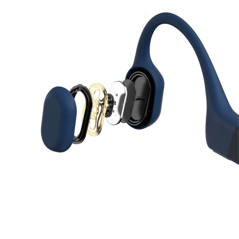 Shokz OpenRun S805 USB-C niebieskie Słuchawki bezprzewodowe z przewodnictwem kostny