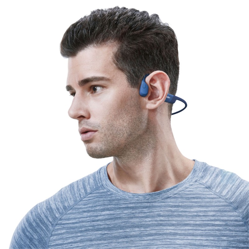 Shokz OpenRun S805 USB-C niebieskie Słuchawki bezprzewodowe z przewodnictwem kostny
