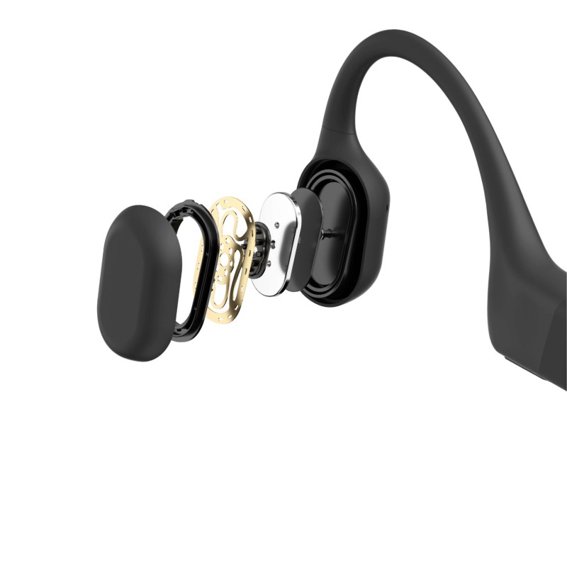Shokz OpenRun S805 USB-C czarne Słuchawki bezprzewodowe z przewodnictwem kostnym