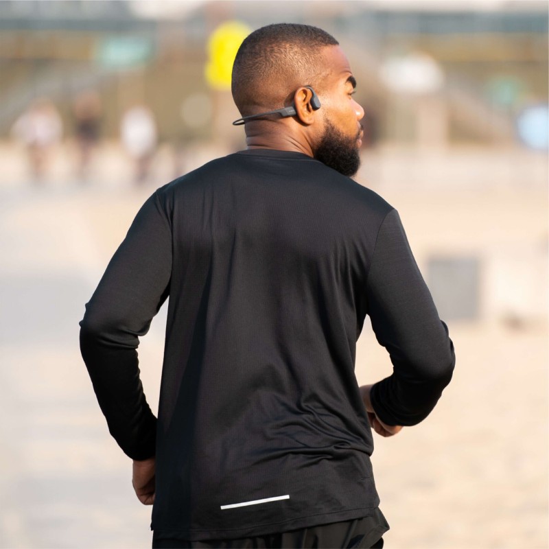 Shokz OpenRun S805 USB-C czarne Słuchawki bezprzewodowe z przewodnictwem kostnym