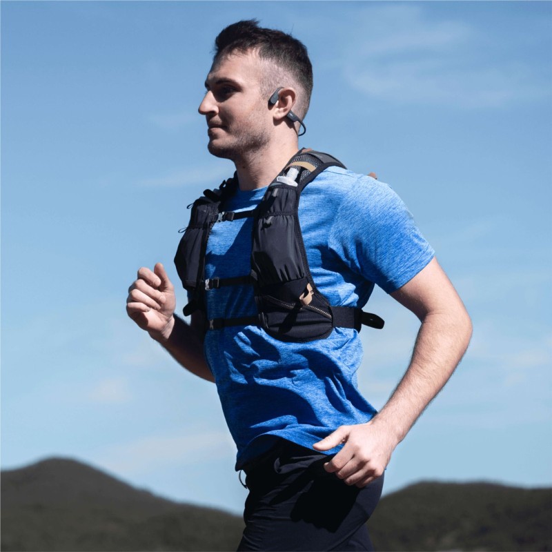 Shokz OpenRun S805 USB-C czarne Słuchawki bezprzewodowe z przewodnictwem kostnym