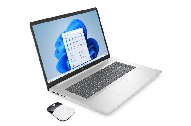 Laptop HP 17-cn0276nr / 9R0P4UA / Intel N6000 / 16GB / SSD 512GB / Intel UHD / HD+ / Win 11 / Srebrny