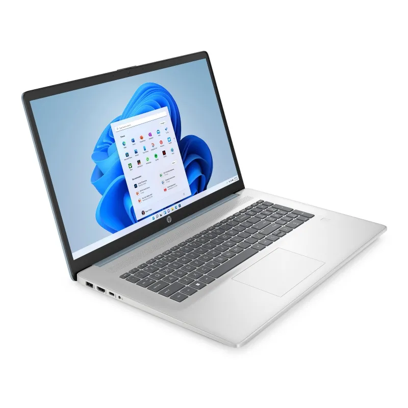 Laptop HP 17-cn3217ds / AG0Y3UA / Intel N200 / 16GB / SSD 512GB / Intel UHD / HD+ / Dotyk / Win 11 / Niebiesko-Srebrny