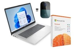 Laptop HP 17-cn3217ds / AG0Y3UA / Intel N200 / 16GB / SSD 1TB / Intel UHD / HD+ / Dotyk / Win 11 / Niebiesko-Srebrny