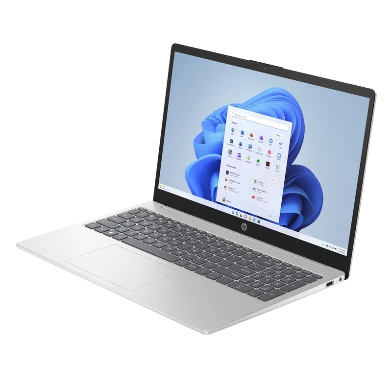 Laptop HP 15-fd0095wm / A2BZ9UA / Intel i5-12 / 8GB / SSD 256GB / Intel Xe / FullHD / Win 11 / Srebrny