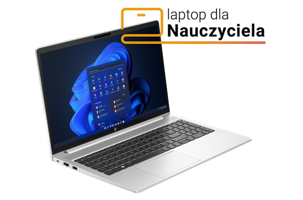 Biznesowy Laptop HP ProBook 450 G10 / AD1G7ET / Intel i5-13 / 16GB / SSD 512GB / Intel Xe / FullHD / Win 11 Home