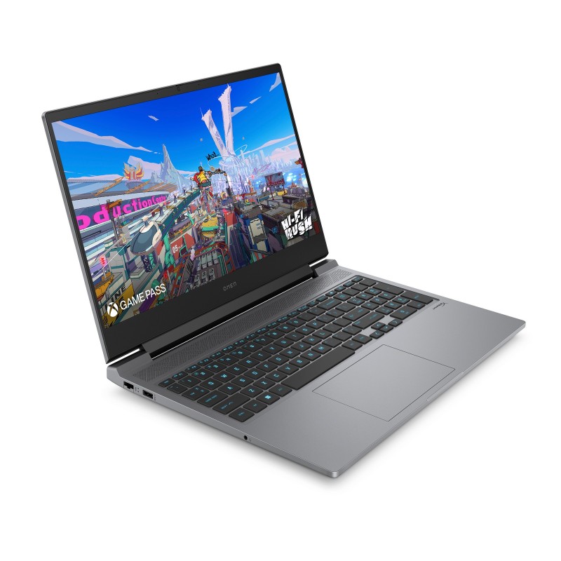 Laptop gamingowy Omen HP 16-AE0073 / 9R8T5UA / Intel i7-14 / 32GB / SSD 2TB / Nvidia RTX 4060 / FHD / 144Hz / Win11 / Srebrny
