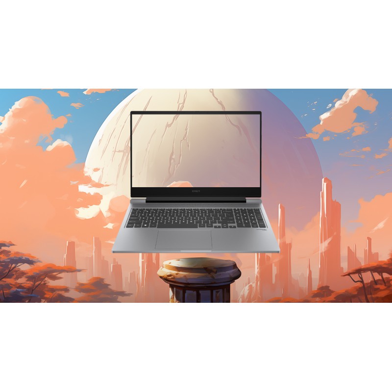 Laptop gamingowy Omen HP 16-AE0073 / 9R8T5UA / Intel i7-14 / 32GB / SSD 2TB / Nvidia RTX 4060 / FHD / 144Hz / Win11 / Srebrny