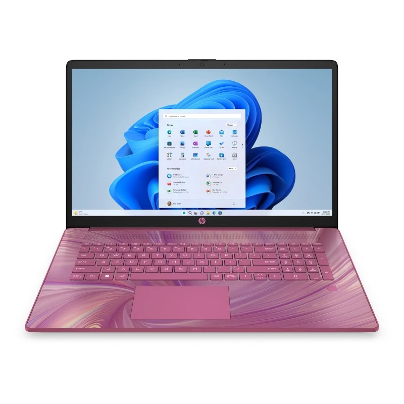 Laptop HP 17-cn0114ds / OFFICE 365 1y / A9FB2UA / Intel N4120 / 4GB / SSD 128GB / Intel UHD / HD+ / Win 11 / Różowy