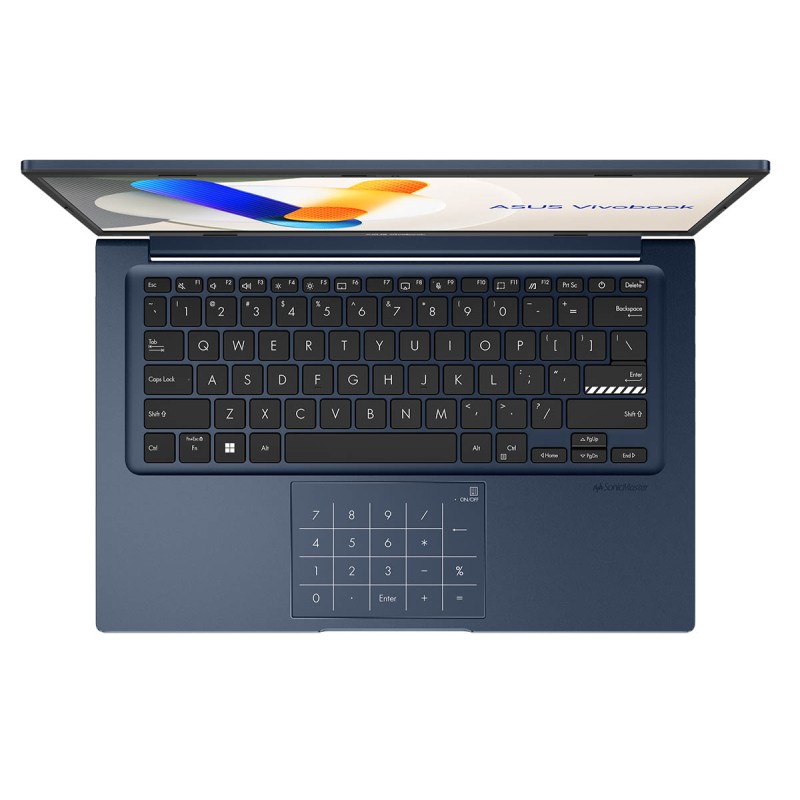 Laptop Asus Vivobook X1404ZA / X1404ZA-I38128 / Intel i3-12 / 16GB / SSD 1TB / Intel UHD / FullHD / Win 11 / Niebieski