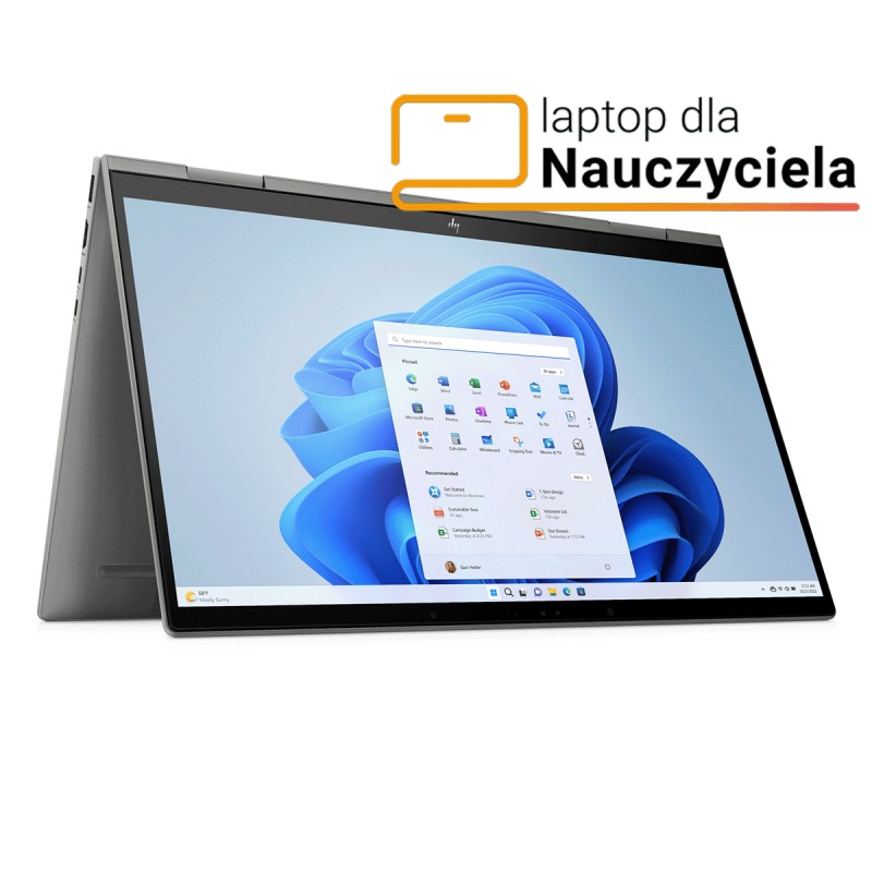 Laptop 2w1 HP ENVY x360 15-ew1058wm / 85S59UA / Intel i5-13 / 16GB / SSD 512GB / Intel Xe / FullHD / Dotyk / Win 11 / Srebrny