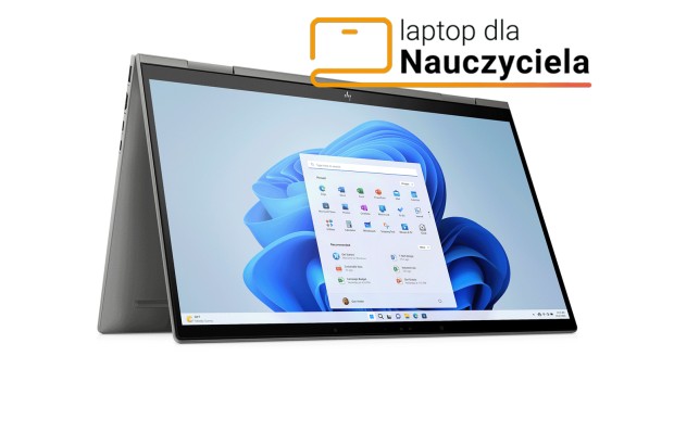 Laptop 2w1 HP ENVY x360 15-ew1058wm / 85S59UA / Intel i5-13 / 16GB / SSD 512GB / Intel Xe / FullHD / Dotyk / Win 11 / Srebrny