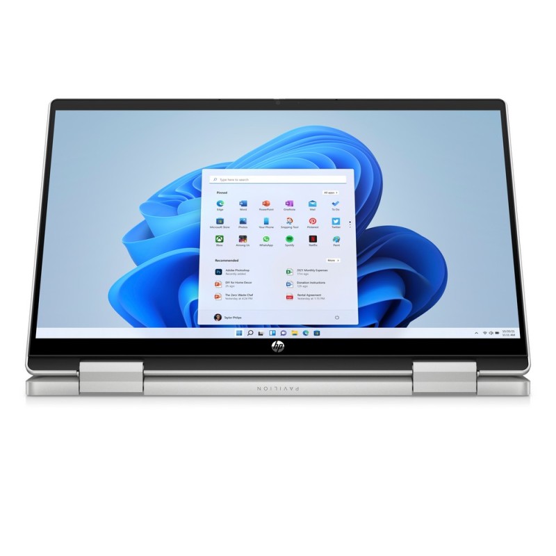 Laptop HP Pavilion x360 14-ek1001ne / 834V8EA / Intel i3 / 8GB / SSD 512GB / Intel UHD / FHD UWVA / Dotyk / Win 11 / Srebrny