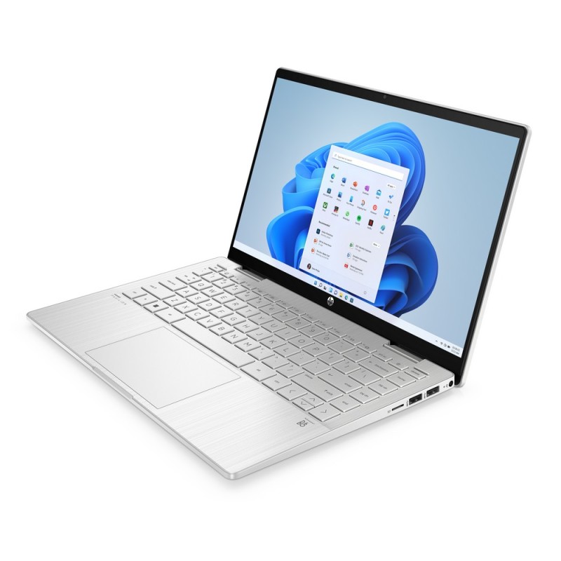 Laptop HP Pavilion x360 14-ek1001ne / 834V8EA / Intel i3 / 8GB / SSD 512GB / Intel UHD / FHD UWVA / Dotyk / Win 11 / Srebrny