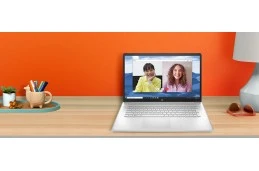 Laptop HP 17-cp3045cl / 81R24UA / AMD Ryzen 7 / 16GB / HDD 1TB / SSD 512GB / AMD Radeon / HD+ / Win 11 / Dotyk / Srebrny