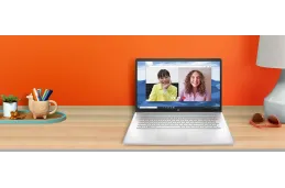 Laptop HP 17-cp3045cl / 81R24UA / AMD Ryzen 7 / 32GB / HDD 1TB / SSD 512GB / AMD Radeon / HD+ / Win 11 / Dotyk / Srebrny