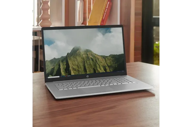 Laptop HP 17-cp3045cl / 81R24UA / AMD Ryzen 7 / 32GB / HDD 1TB / SSD 512GB / AMD Radeon / HD+ / Win 11 / Dotyk / Srebrny