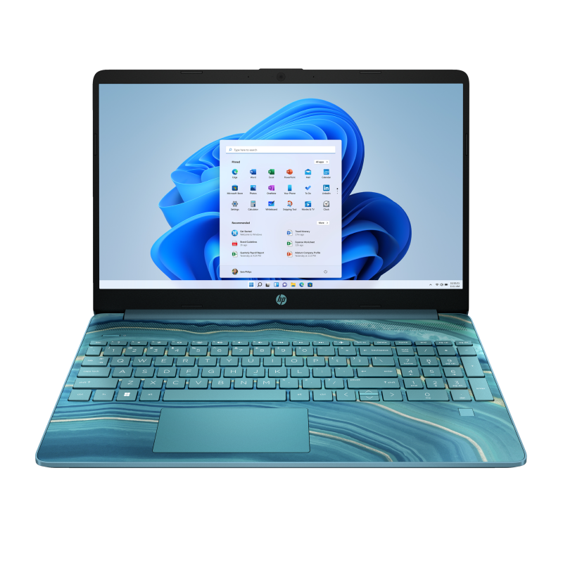 Laptop HP 15-dy0029ds / 525V5UA / Intel N4020 / 8GB / SSD 256GB / Intel UHD / HD / Win 11 / Niebieski